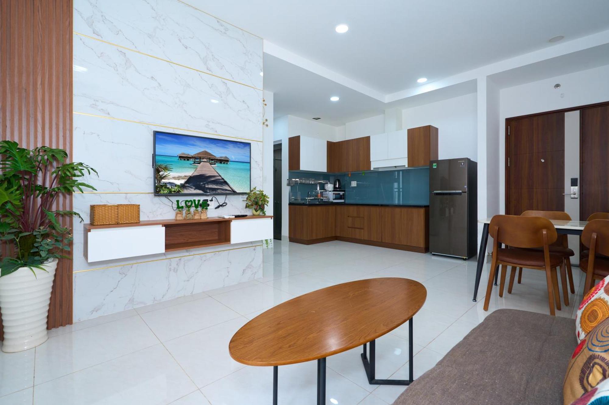 Apartemen 120 m² dengan 2 kamar tidur dan 2 kamar mandi pribadi di Thang Tam Vung Tau Bagian luar foto