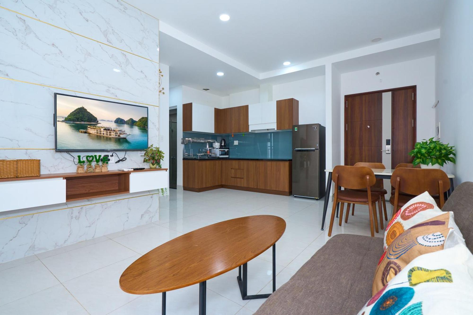 Apartemen 120 m² dengan 2 kamar tidur dan 2 kamar mandi pribadi di Thang Tam Vung Tau Bagian luar foto