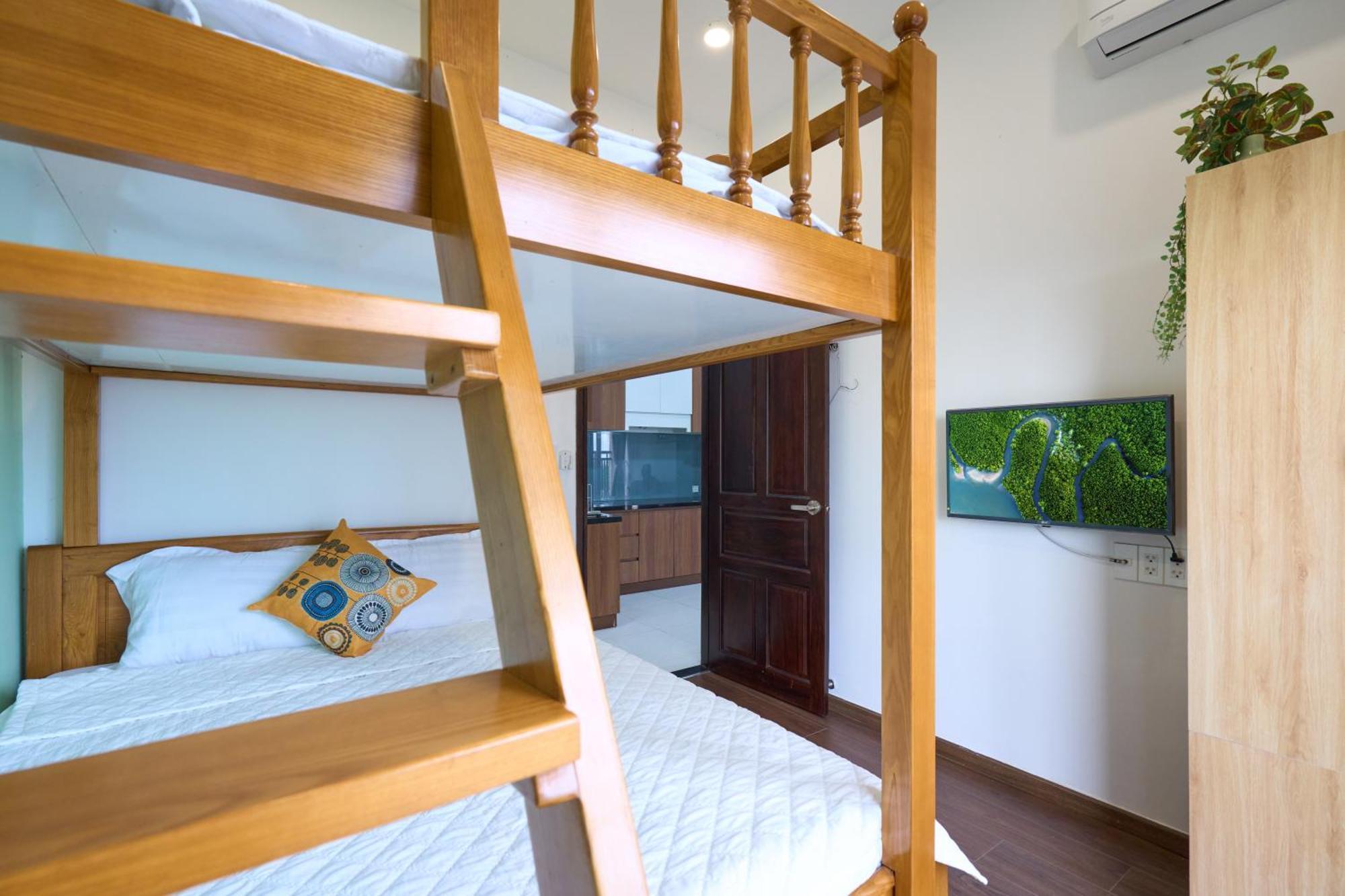 Apartemen 120 m² dengan 2 kamar tidur dan 2 kamar mandi pribadi di Thang Tam Vung Tau Bagian luar foto