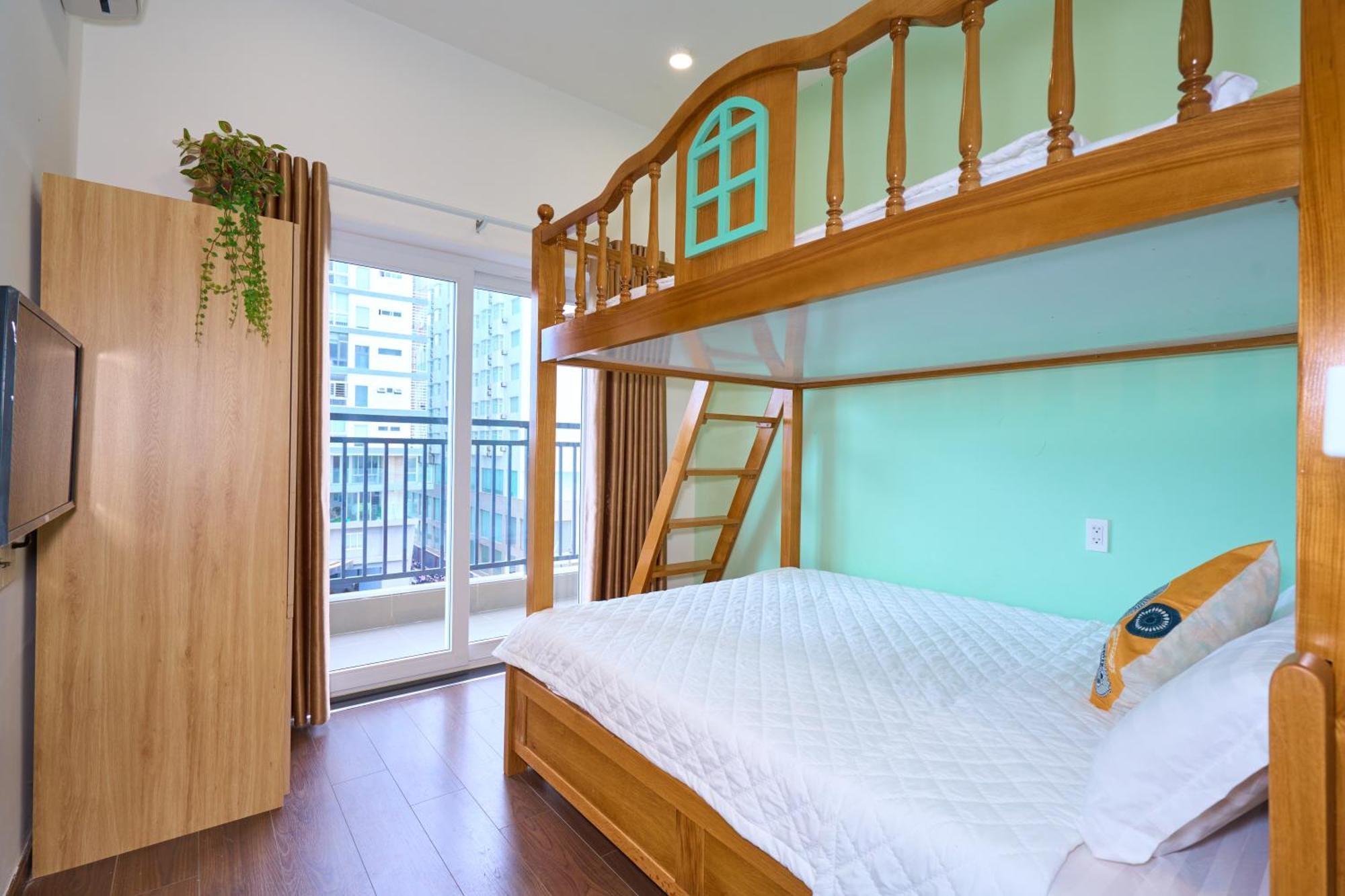 Apartemen 120 m² dengan 2 kamar tidur dan 2 kamar mandi pribadi di Thang Tam Vung Tau Bagian luar foto